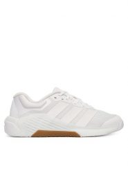 Adidas Buty na siłownię Dropset 4 JR4661 Biały. Białe buty treningowe adidas, bez wzorów, z materiału, bez zapięcia, na fitness i siłownię. Za 569.99 zł.