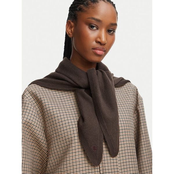 Chusta Weekend Max Mara. Brązowe chusty Weekend Max Mara, bez wzorów. Za 889.99 zł.