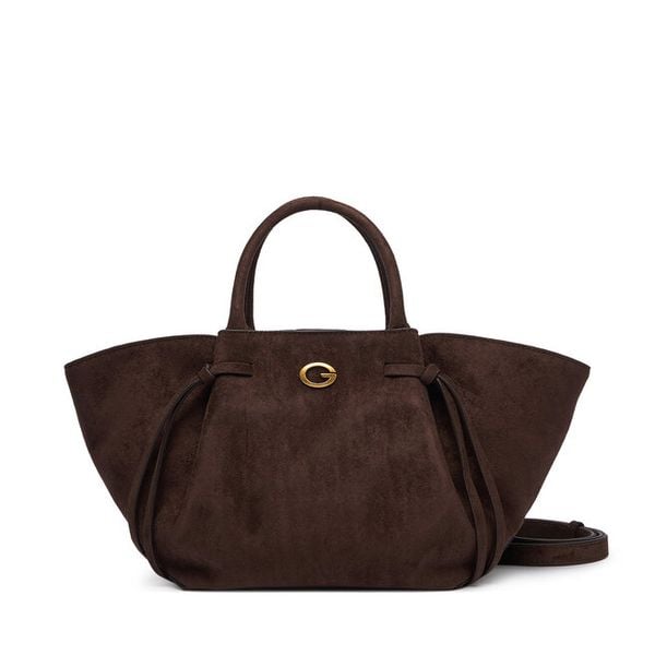 Torebka Guess. Brązowe torebki klasyczne Guess, z aplikacjami, klasyczne, bez dodatków. Za 634.99 zł.