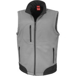 Kurtka puchowa bez rękawów Result Softshell. Czarne kurtki RESULT, m, bez wzorów, z elastanu, bez kaptura. Za 244.50 zł.