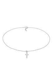 Elli Damski naszyjnik Choker krzyżyk nowoczesny w srebrze próby 925 Naszyjniki 1 ct. Naszyjniki Elli, z materiału, srebrne. Za 248.99 zł.
