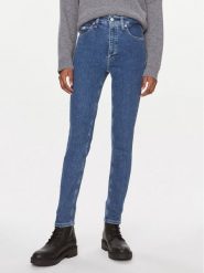 Calvin Klein Jeans Jeansy J20J221585 Niebieski Skinny Fit. Niebieskie jeansy Calvin Klein Jeans, bez wzorów, z bawełny. Za 249.99 zł.