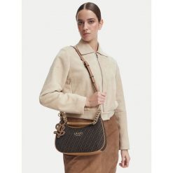 Torebka Liu Jo. Brązowe torebki klasyczne Liu Jo, bez wzorów, klasyczne, bez dodatków. Za 469.99 zł.