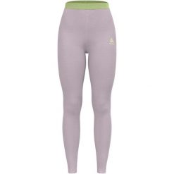 Legginsy termoaktywne damskie ODLO Natural Performance PW 150 BL Bottom Long. Fioletowe bielizna termoaktywna damska ODLO, bez wzorów. Za 239.99 zł.