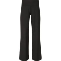Spodnie damskie wide leg Athlecia Berrty. Czarne spodnie dresowe Athlecia, bez wzorów, długie. Za 252.00 zł.