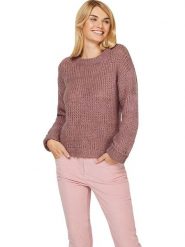 Heine Sweter w kolorze jasnoróżowym rozmiar: 34. Różowe swetry Heine, bez wzorów, z wełny, bez ramiączek. Za 52.67 zł.