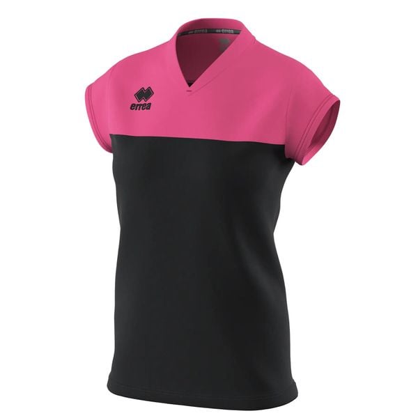 Koszulka damska Errea Bessy. Czarne t-shirty sportowe ERREA, m, bez wzorów, z dżerseju, bez ramiączek, na fitness i siłownię. Za 205.99 zł.