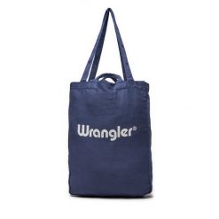 Torebka Wrangler. Niebieskie shopper bag Wrangler, bez wzorów, bez dodatków. Za 99.99 zł.