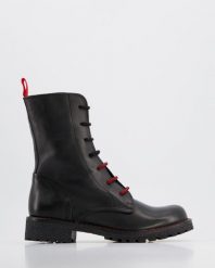 TRZEWIKI DAMSKIE C614 CA-MA BLACK. Czarne botki Venezia, bez wzorów, ze skóry, bez obcasa, bez zapięcia. Za 399.00 zł.