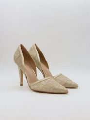 Bellucci Czółenka w kolorze złotym rozmiar: 40. Żółte czółenka Bellucci, bez wzorów, klasyczne, bez obcasa, na szpilce, bez zapięcia. Za 117.99 zł.