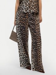 Vero Moda Spodnie materiałowe Josie 10303759 Brązowy Wide Leg. Brązowe spodnie materiałowe Vero Moda, bez wzorów, z materiału. Za 79.99 zł.