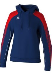 Bluza damska z kapturem Erima Evo Star. Czarne bluzy z kapturem Erima, bez wzorów, z materiału, z kapturem. Za 248.50 zł.