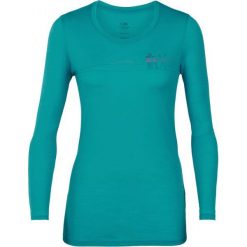 Icebreaker Damski T-Shirt Z Długim Rękawem Tech Lite, Turkusowy S. Bielizna termoaktywna damska marki Icebreaker. Za 259.00 zł.