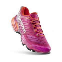 Damskie buty trailowe La Sportiva Akasha II. Czerwone buty do biegania La Sportiva, bez wzorów, z materiału, bez zapięcia, do biegania. Za 655.06 zł.