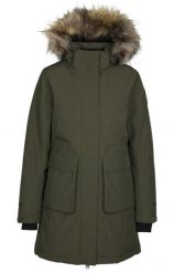 Dlx Ellington - Kurtka parka damska Dark Vine. Zielone kurtki DLX, na zimę, m, bez wzorów, z futra. Za 841.99 zł.