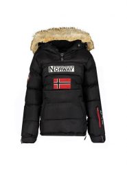 Geographical Norway Parka "Belancolie" w kolorze czerwonym rozmiar: 164. Czerwone płaszcze Geographical Norway, bez wzorów, bez kaptura. Za 237.73 zł.