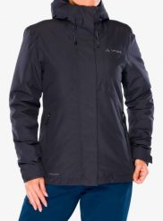 Kurtka ocieplana damska Vaude Rosemoor Padded Jacket II. Czarne kurtki Vaude, m, bez wzorów, z materiału, sportowe, bez kaptura. Za 621.49 zł.