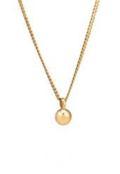 Elli Damski wisior kulkowy Geo Look łańcuch pancerka Basic Trend pozłacane srebro 925 Sterling Silver Naszyjniki 1 ct. Szare naszyjniki Elli, z materiału, pozłacane. Za 368.99 zł.