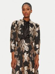 Rinascimento Marynarka CFC0121702003 Czarny Regular Fit. Czarne marynarki i żakiety Rinascimento, m, bez wzorów, z syntetyku, bez ramiączek. Za 339.99 zł.