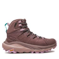 Trekkingi Hoka. Czerwone buty sportowe lifestyle HOKA, z gore-texu, bez zapięcia. Za 929.99 zł.