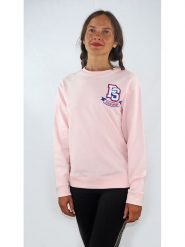Plein Sport Bluza w kolorze jasnoróżowym rozmiar: M. Różowe bluzy bez kaptura Plein Sport, m, bez wzorów, bez kaptura. Za 176.50 zł.