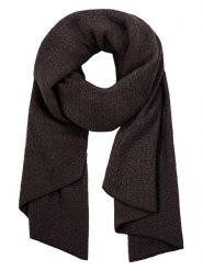 Eight2Nine Szal w kolorze ciemnobrązowym rozmiar: onesize. Brązowe szaliki i kominy Eight2Nine, bez wzorów, z materiału. Za 73.95 zł.
