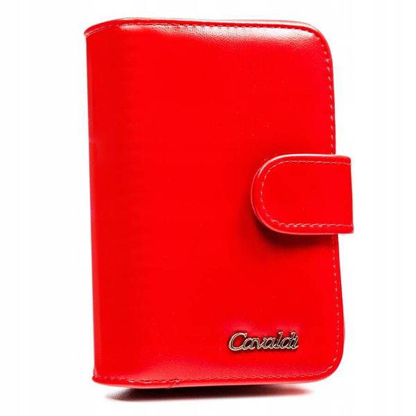 Portfel damski 4U Cavaldi N126-APU-BL czerwony. Czerwone portfele 4U Cavaldi, bez wzorów, z materiału. Za 30.99 zł.