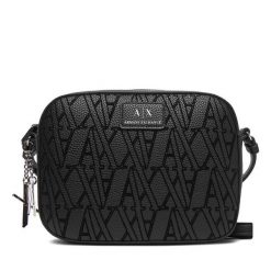 Torebka Armani Exchange. Czarne listonoszki Armani Exchange, bez wzorów, bez dodatków. Za 539.99 zł.