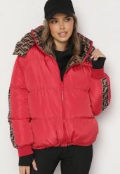 Czerwona Dwustronna Kurtka Puffer z Odpinanym Kapturem i Kieszeniami Erisaria. Czerwone kurtki Born2be, l, bez wzorów, z jeansu, eleganckie. W wyprzedaży za 178.49 zł.