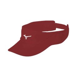 Czapka przeciwsłoneczna Mizuno Drylite czerwona. Czerwone czapki z daszkiem Mizuno, bez wzorów, sportowe. Za 83.99 zł.