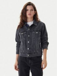 Karl Lagerfeld Jeans Kurtka jeansowa A3W14063 Szary Regular Fit. Szare kurtki Karl Lagerfeld Jeans, s, bez wzorów, z bawełny, bez kaptura. Za 659.99 zł.