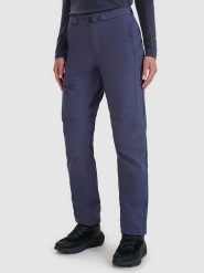 4F Spodnie trekkingowe w kolorze fioletowym rozmiar: L. Różowe spodnie dresowe 4f, bez wzorów, z materiału. Za 108.49 zł.