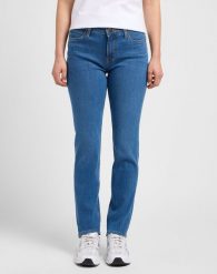 DAMSKIE SPODNIE LEE MARION STRAIGHT MID ADA 112143779. Jeansy Lee, l, bez wzorów, z jeansu. Za 199.99 zł.