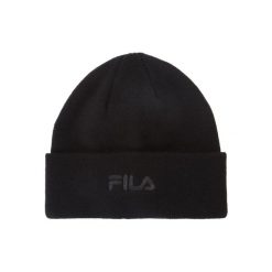Czapka Fila Cella. Czarne czapki zimowe Fila, bez wzorów, sportowe. Za 100.47 zł.