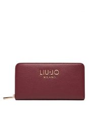 Liu Jo Portfel Ecs Xl Zip Around AF5170 E0058 Bordowy. Czerwone portfele Liu Jo, bez wzorów, ze skóry. Za 299.99 zł.