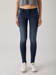 LTB Dżinsy - Skinny fit - w kolorze granatowym rozmiar: W30/L32. Niebieskie jeansy LTB, l, z aplikacjami, ze skóry. Za 110.29 zł.