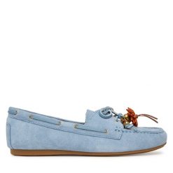 Mokasyny MICHAEL Michael Kors. Niebieskie mokasyny MICHAEL Michael Kors, bez wzorów. Za 629.99 zł.