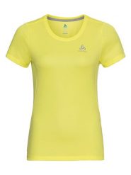 Odlo Koszulka sportowa "F-Dry" w kolorze żółtym rozmiar: S. Żółte t-shirty sportowe ODLO, s, bez wzorów, z materiału, bez ramiączek, outdoorowe. Za 140.86 zł.