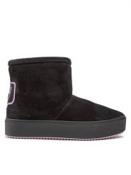 Chiara Ferragni Śniegowce CF3059-001 Czarny. Czarne śniegowce Chiara Ferragni, bez wzorów, ze skóry, bez zapięcia. Za 1,319.00 zł.