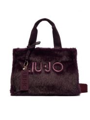 Liu Jo Torebka TF6215 E1135 Fioletowy. Fioletowe shopper bag Liu Jo, bez wzorów, z materiału, bez dodatków. Za 469.99 zł.