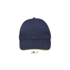 Czapka Sol's Buffalo. Brązowe czapki z daszkiem SOL'S, bez wzorów, z bawełny. Za 23.00 zł.