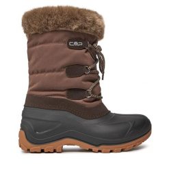 Śniegowce CMP. Brązowe śniegowce CMP, bez wzorów, bez zapięcia. Za 429.99 zł.