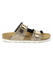 BAYTON Klapki "Ilithyie w kolorze różowozłotym rozmiar: 38. Czerwone klapki Bayton, bez wzorów, klasyczne, z otwartym noskiem, bez obcasa, bez zapięcia. Za 117.99 zł.