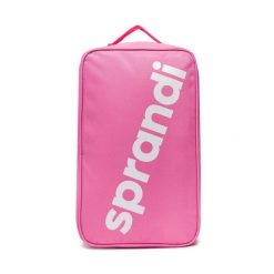 Torba na buty Sprandi. Czerwone buty treningowe Sprandi, bez wzorów, bez zapięcia. Za 34.99 zł.