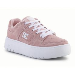 Buty DC Shoes Manteca 4 Platform W ADJS100156-LTP różowe. Czerwone buty treningowe bez wzorów, ze skóry, bez zapięcia. Za 544.84 zł.