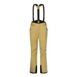 Damskie spodnie narciarskie na szelkach Dare 2B Diminish II. Brązowe spodnie narciarskie Dare 2b, bez wzorów, z materiału, narciarskie. Za 355.00 zł.