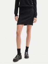 Tom Tailor Spódnica mini 1044649 Czarny Regular Fit. Czarne spódnice Tom Tailor, bez wzorów, z syntetyku, mini. Za 149.99 zł.