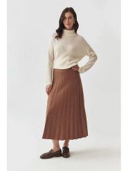 TATUUM Spódnica w kolorze jasnobrązowym rozmiar: M. Brązowe spódnice Tatuum, m, bez wzorów, maxi, rozkloszowane. Za 148.61 zł.