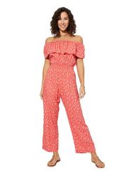 Ipanima Kombinezon w kolorze koralowym rozmiar: 34-40. Czerwone kombinezony Ipanima, bez wzorów, bez kołnierzyka, bez ramiączek. Za 100.99 zł.