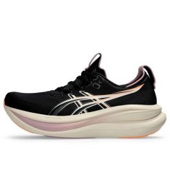 Buty Do Biegania Asics Gel-Nimbus 28 Dorosłych. Czarne buty treningowe ASICS, bez wzorów, z gumy, bez zapięcia, do biegania. Za 875.60 zł.